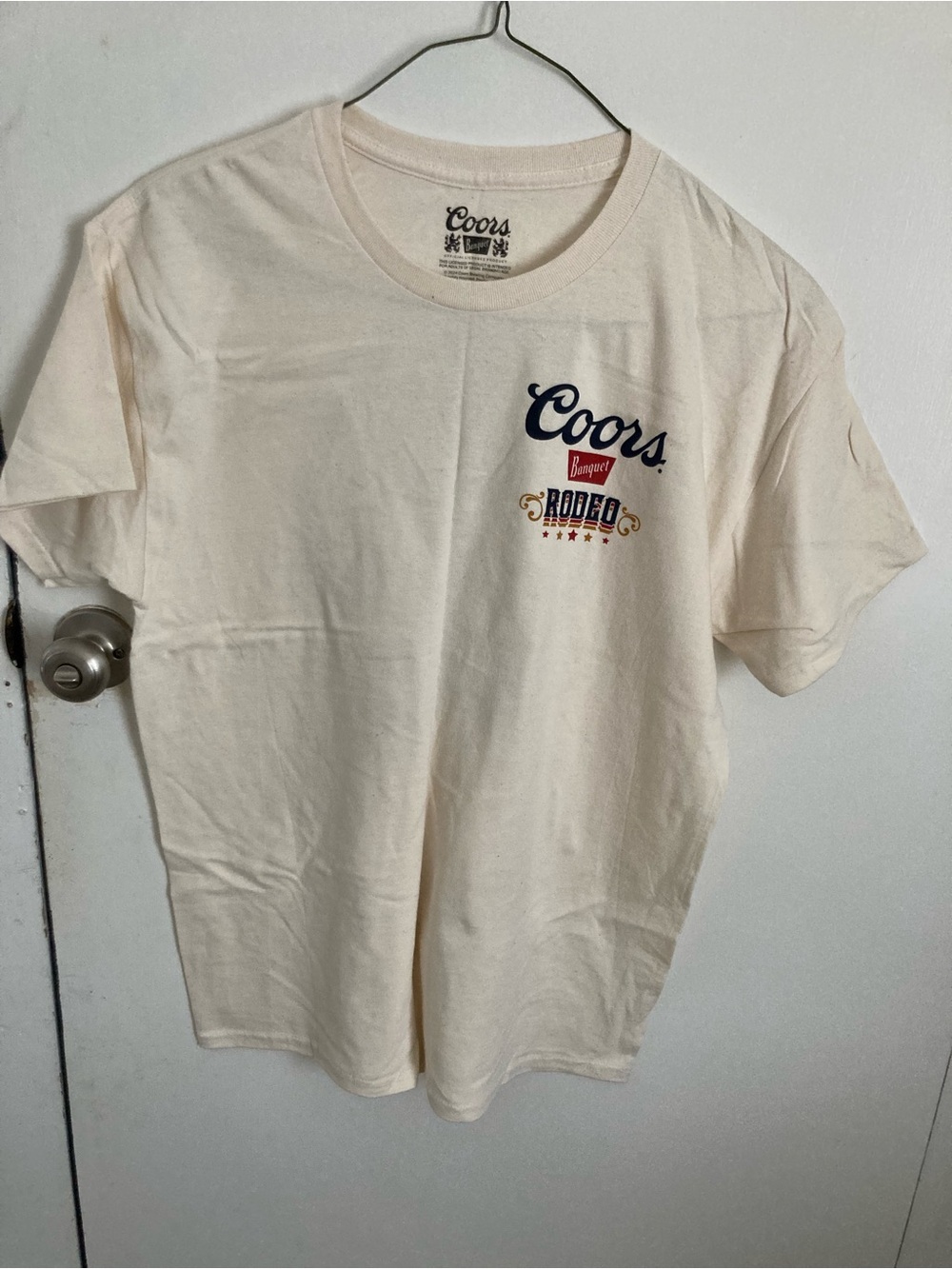Coors Rodeo Graphic Short Sleeve T-Shirt - Cream